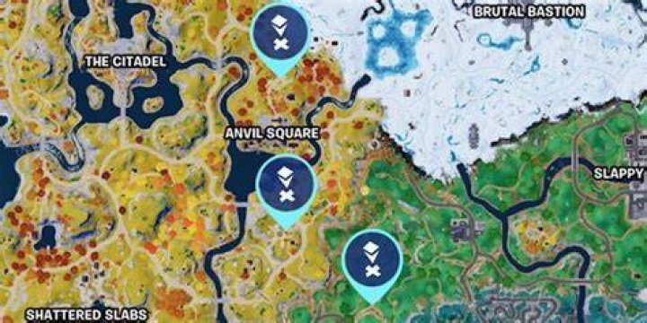 Fortnite Excavation Camp locations