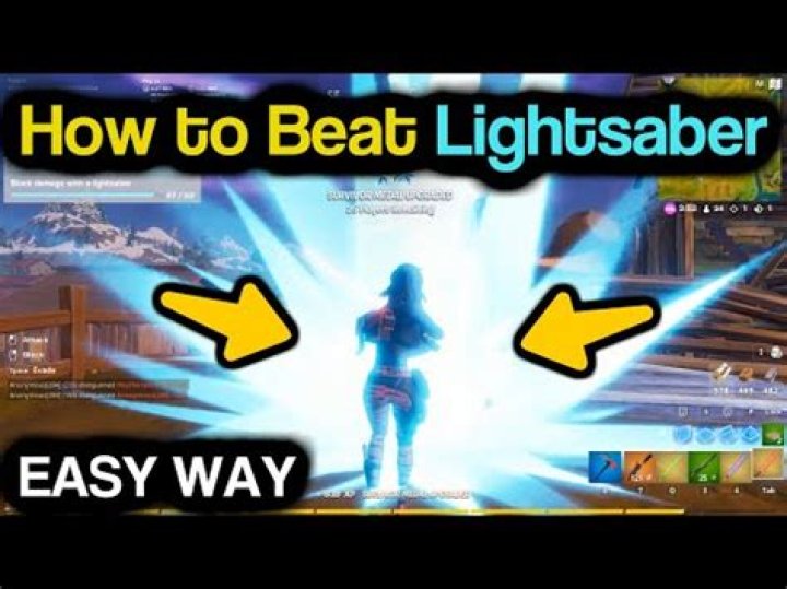 
Fortnite – How To Beat Lightsabers