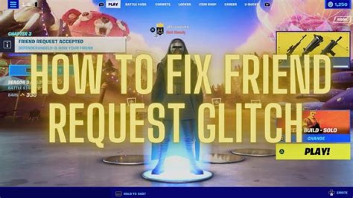 Fortnite - How To Fix Friend Request Glitch
