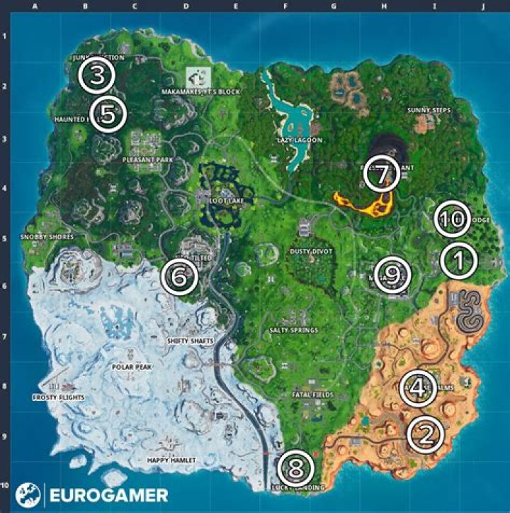Fortnite Utopia secret Battle Star locations from each loading screen