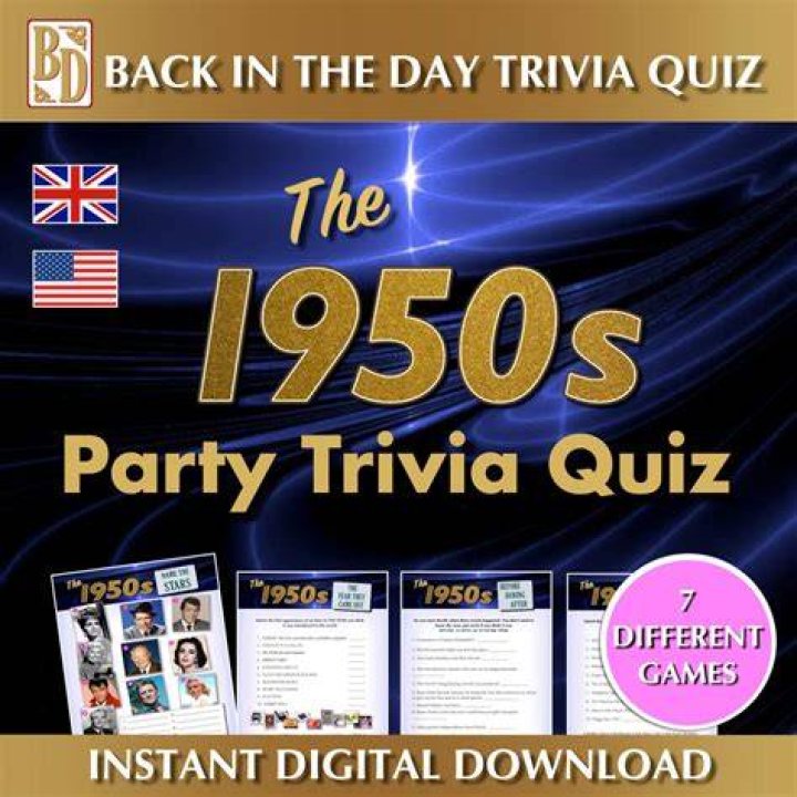 General 1950s Trivia Image