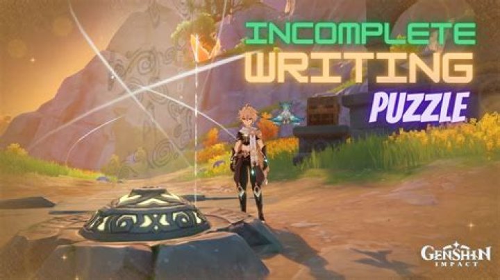 Genshin Impact incomplete writing puzzle solutions