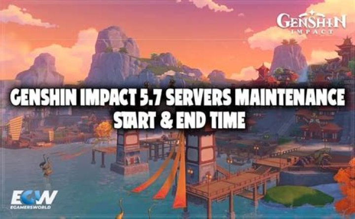 Genshin Impact server maintenance