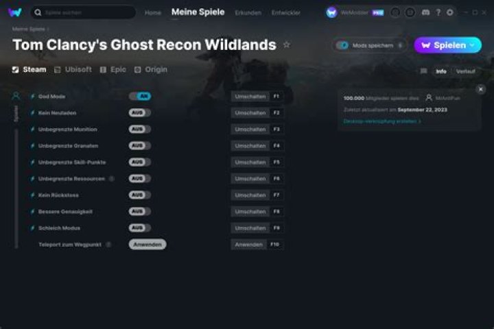 Ghost Recon Wildlands Cheats