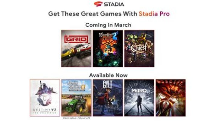 Google Stadia Free Version Coming in 2020