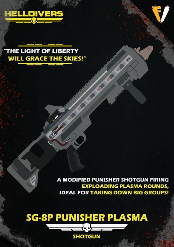 Helldivers 2 SG-8P Punisher Plasma