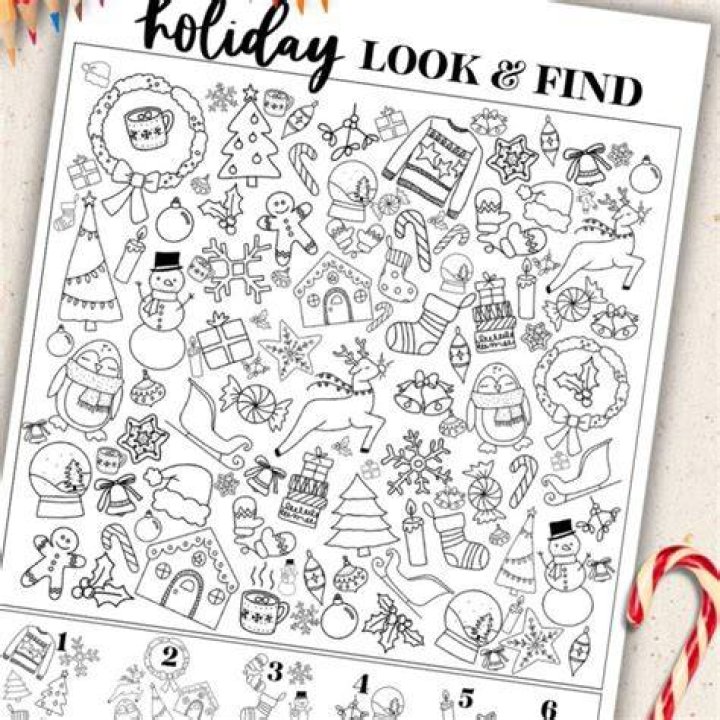 Hidden Object Christmas Puzzle - Brainfull, LLC 1 Hidden Object Christmas Puzzle