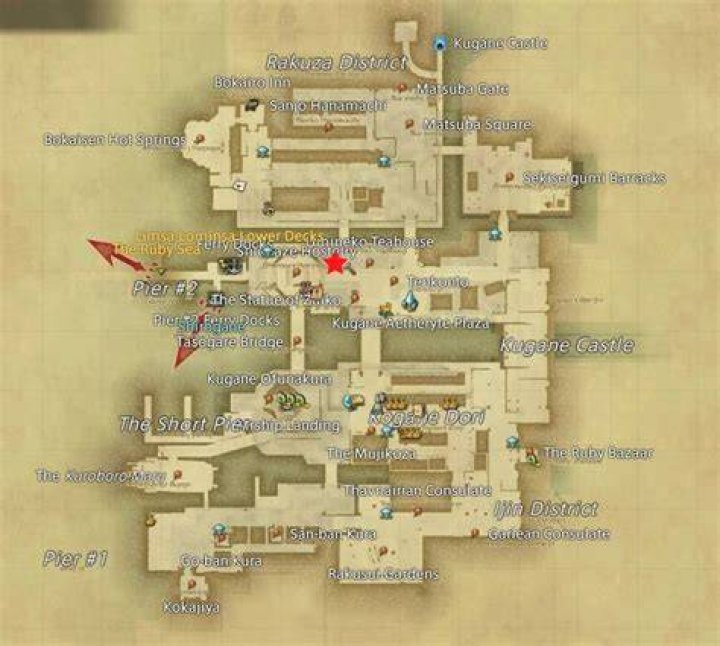 Hildibrand quest map Kugane
