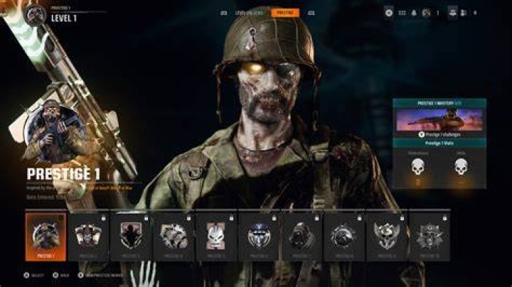 How many Prestige levels are in Black Ops Cold War?