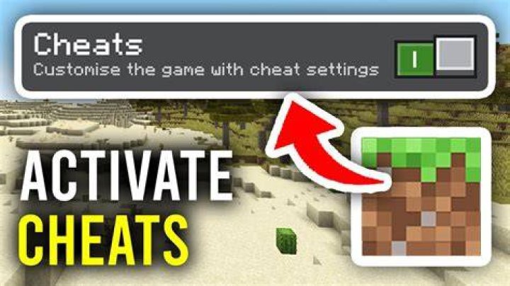 how to activate cheats minecraft
