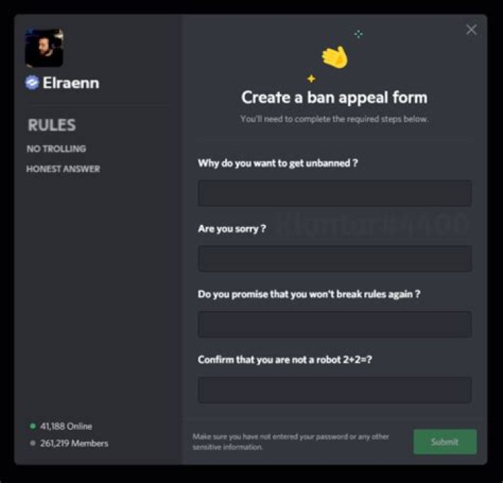 how to appeal discord account disabled