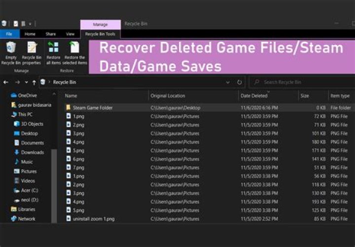 How To Back-Up And Restore Game Data