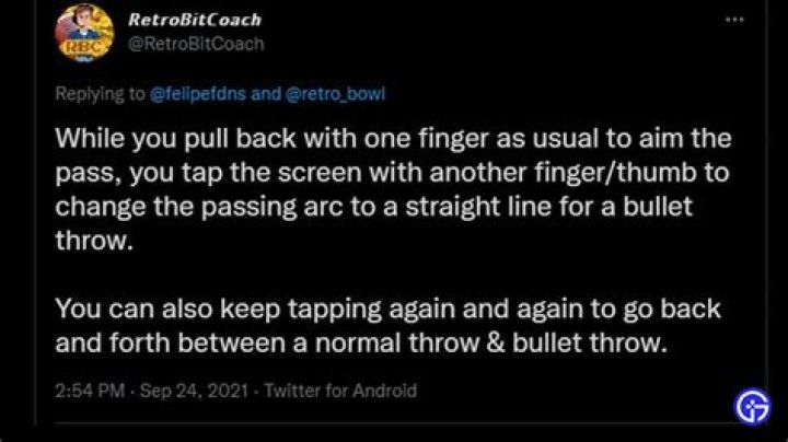 How To Bullet Pass Retro Bowl