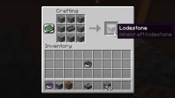 How to craft and use a Lodestone in Minecraft