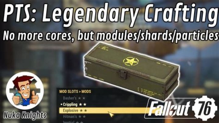 How to Craft Legendary Items in Fallout 76