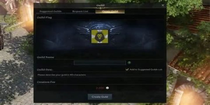 How to create a Guild in Lost Ark?