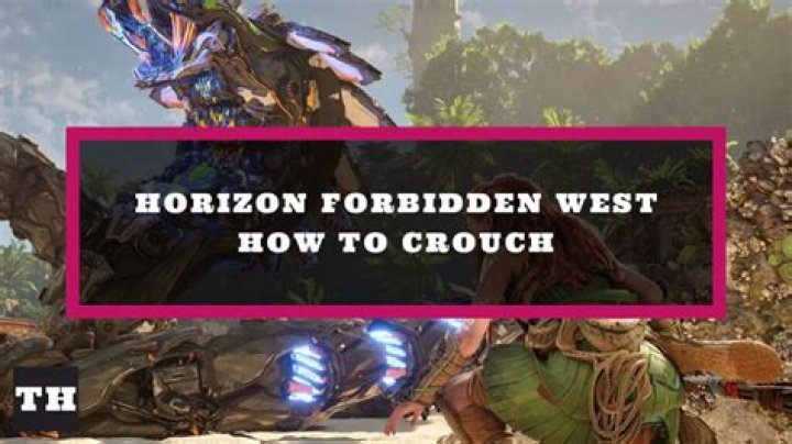 How to crouch in Horizon Forbidden West