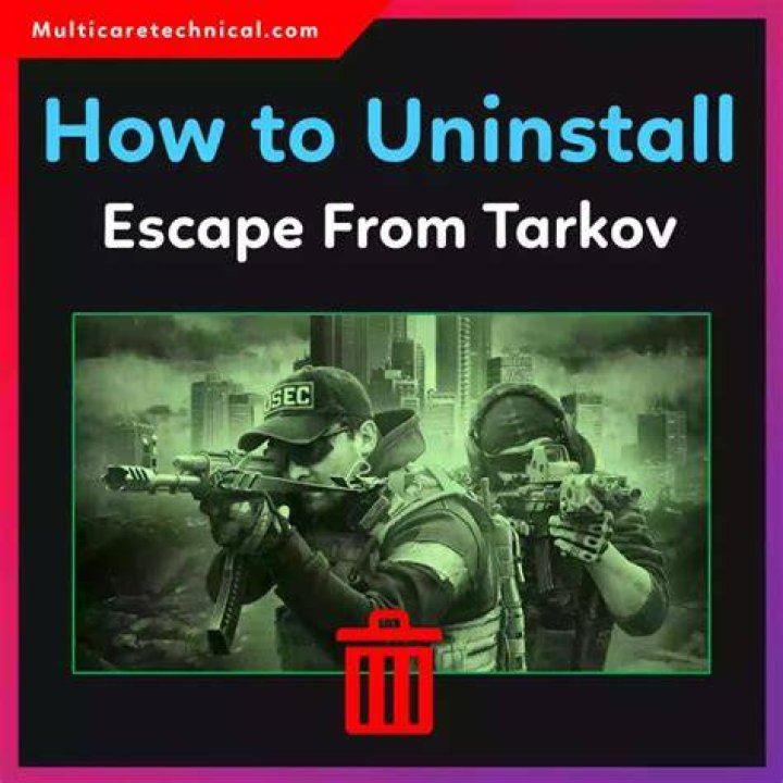 how to delete Escape from Tarkov uninstall