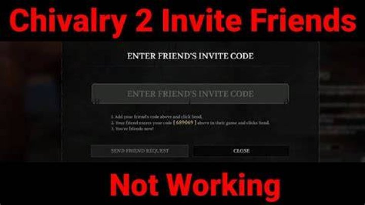 How to Fix Chivalry 2 Party Invite Not Working Error?