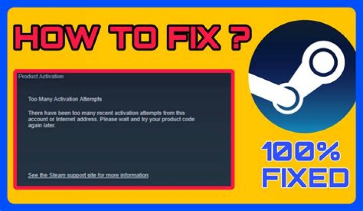 how to fix steam too many login failures error