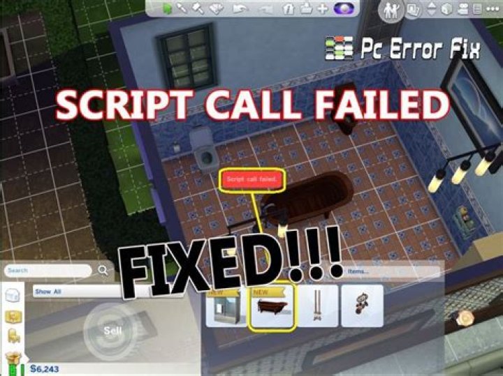 How to fix the Script Call Failed error in The Sims 4