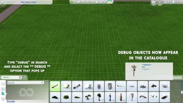 How to Get Debug Items in The Sims 4