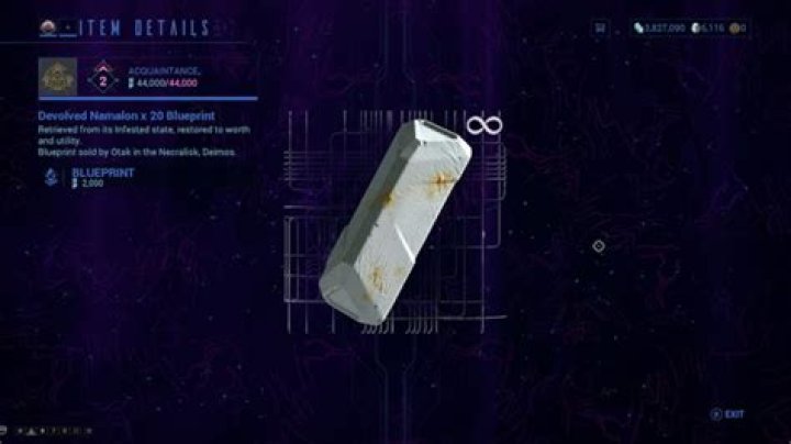 How to get Devolved Namalon in Warframe