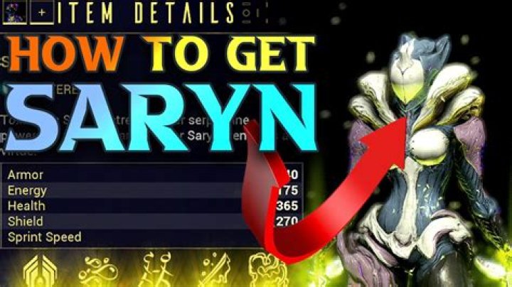 How to get Saryn in Warframe