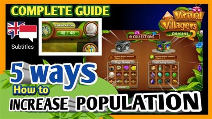 How to Increase Villagers Population?
