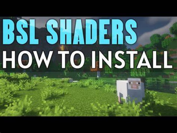 how to install BSL shaders minecraft 1.17