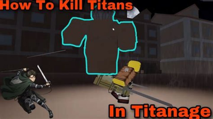 How to kill Titans in Roblox Titanage?