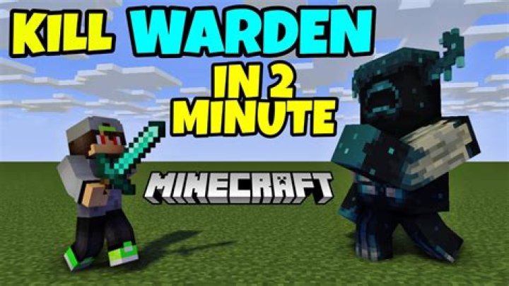 how to kill warden minecraft