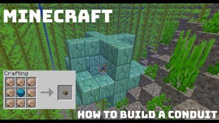 how to make a conduit in minecraft