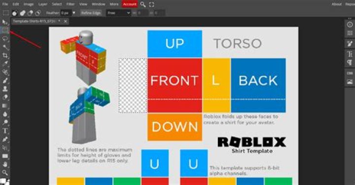 How to make a shirt in Roblox
