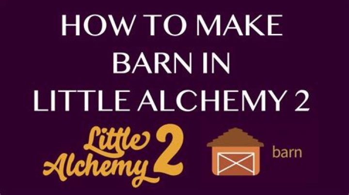 How to make Barn in Little Alchemy 2 — Step-by-step