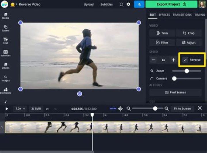 how to reverse a video on Snapchat