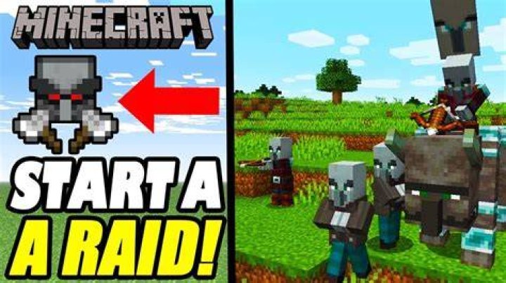 How to start a Pillager Raid in Minecraft