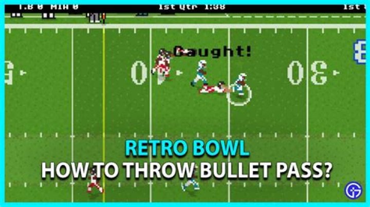 How to throw Bullet Pass in Retro Bowl