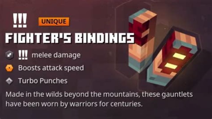 How to unlock Minecraft Dungeons Fighter's Bindings