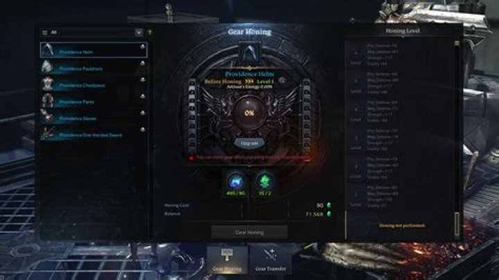 How to upgrade gear in Lost Ark