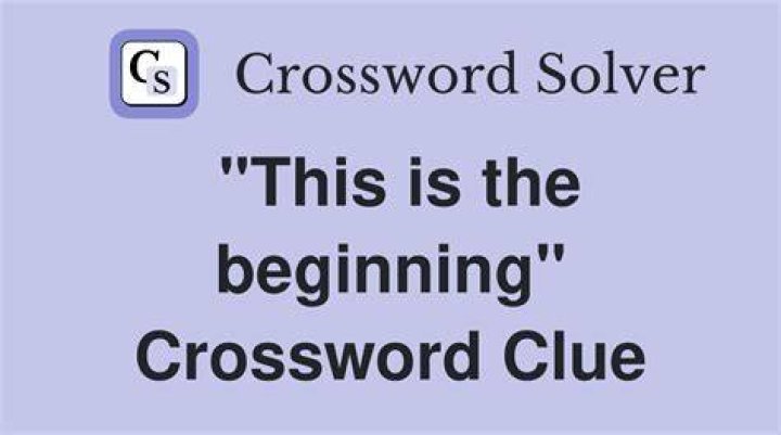 Inauspicious beginning Crossword Clue