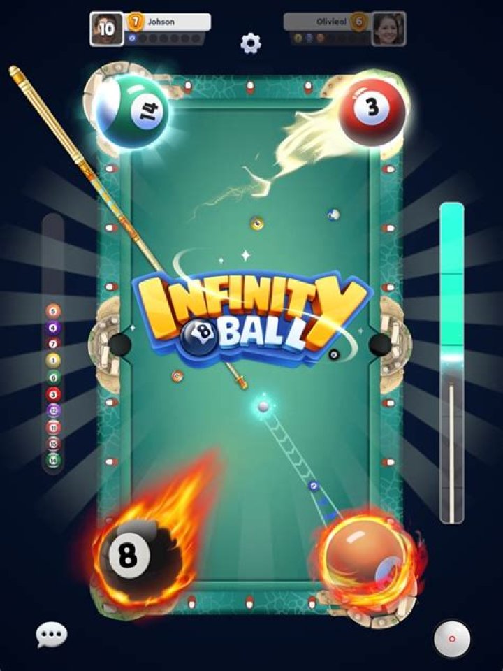 Infinity 8 Ball - How to get aiming guide lines?