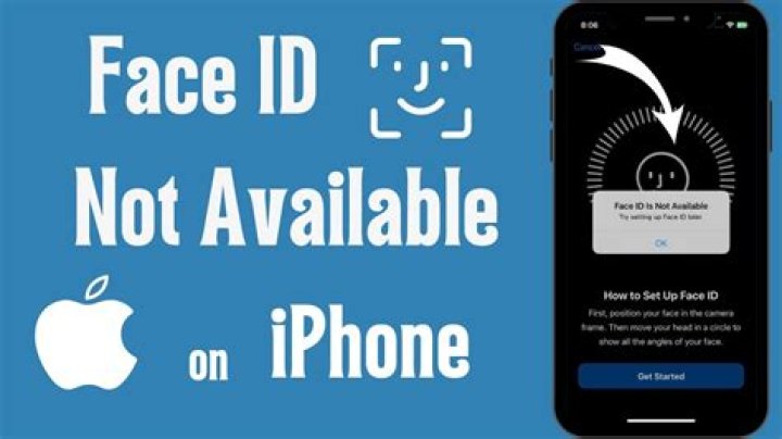 iPhone Face ID is not available