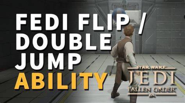 Jedi Flip Jump in Jedi Fallen Order