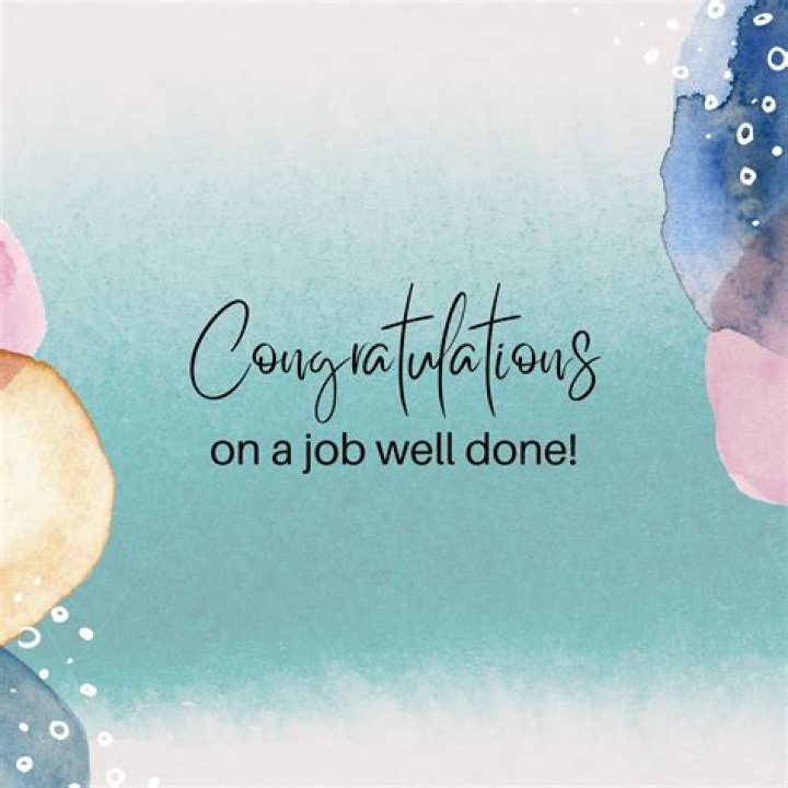 Job Well Done