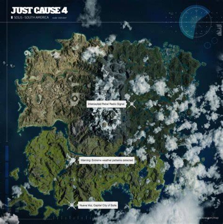 Just Cause 4 Map