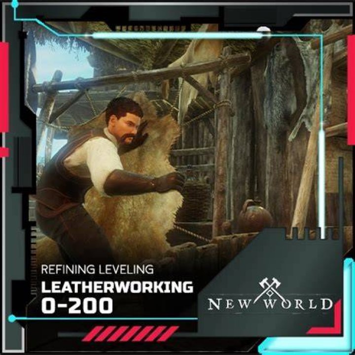 Leatherworking Refining Trade Skill - New World MMO