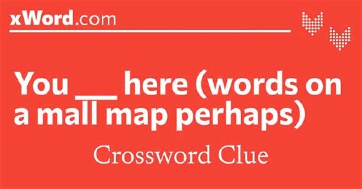 Mall map listings crossword clue answer