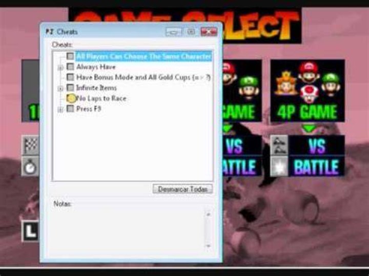 mario kart 64 cheats