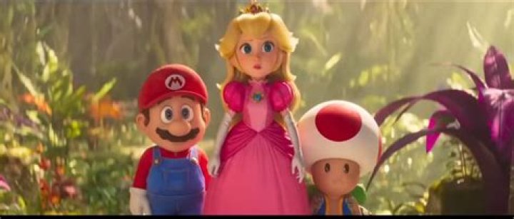 Mario Peach and Toad from The Super Mario Bros movie